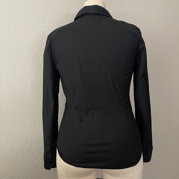 Reformation x Camille Rowe Jodie Shirt in Black, Size 10 - Picture 4 of 9